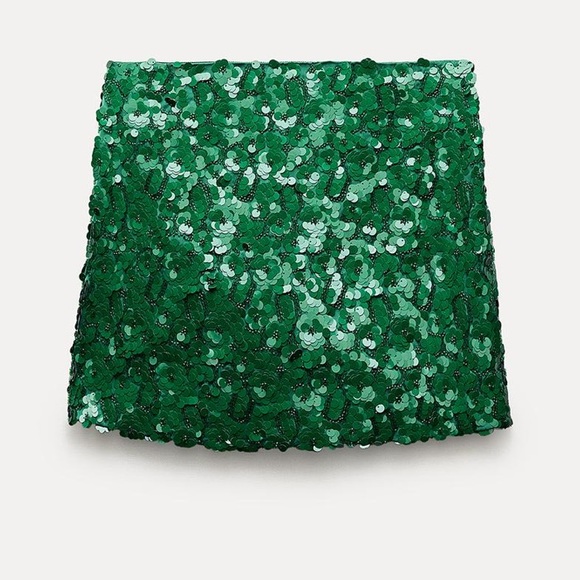 Zara sequin mini skirt - Picture 6 of 10